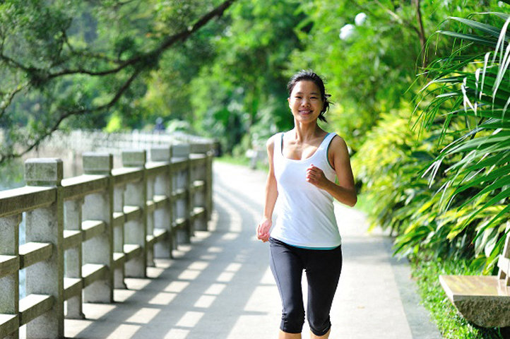Running on Trail  l Davinci Apartments