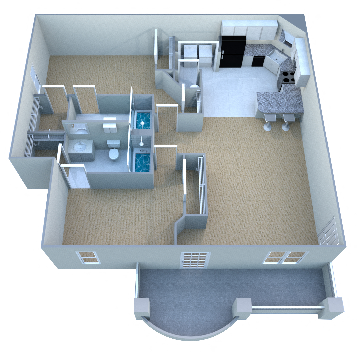 Suite A Floorplan