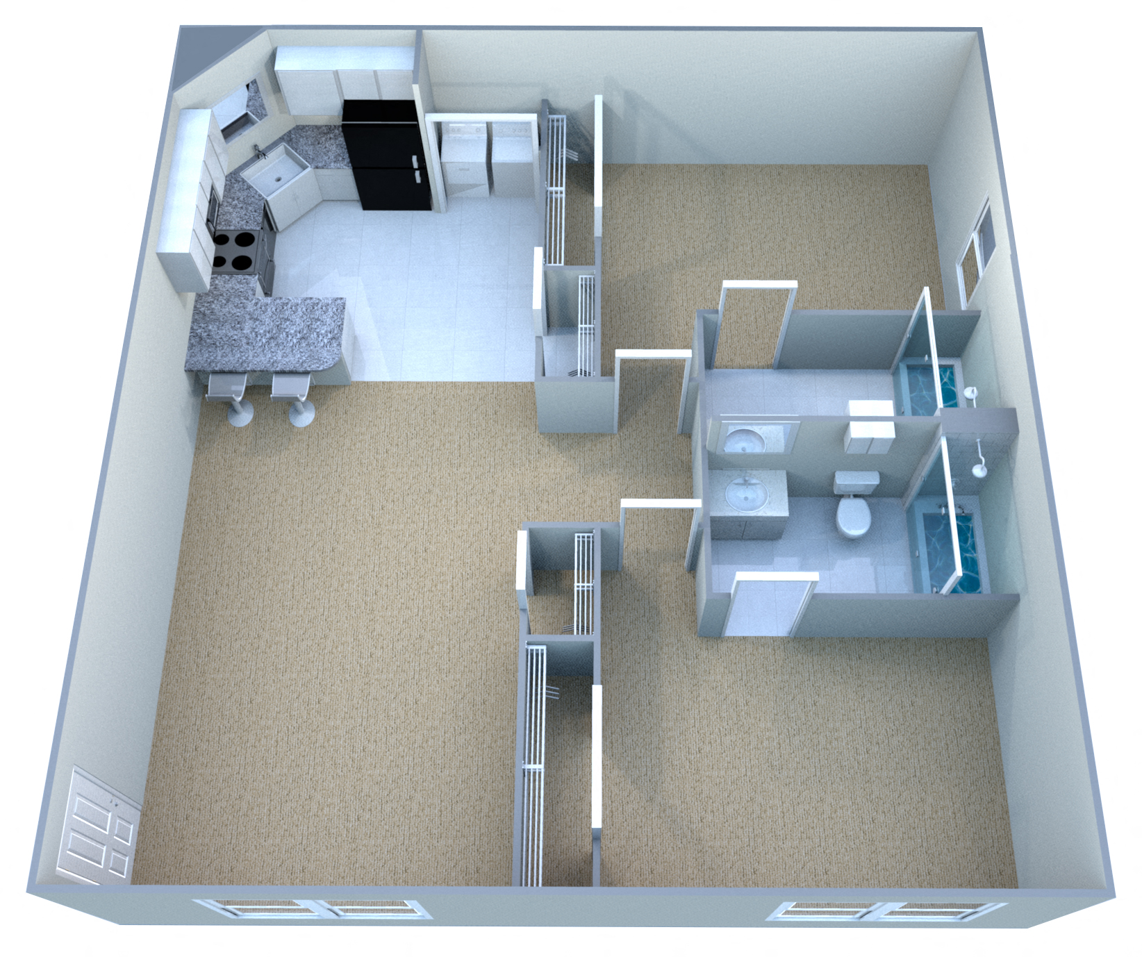 Suite A Floorplan