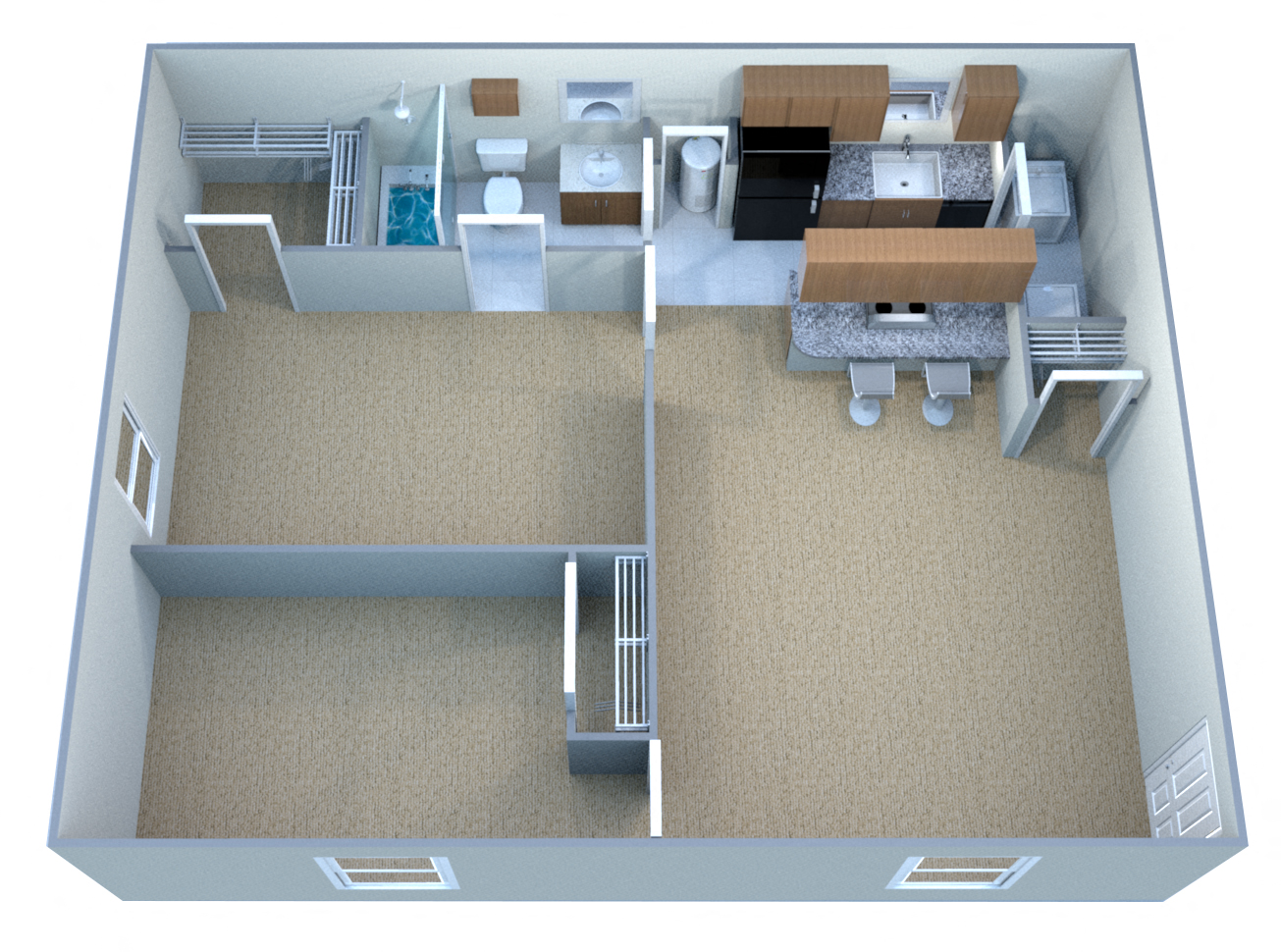 Suite A Floorplan