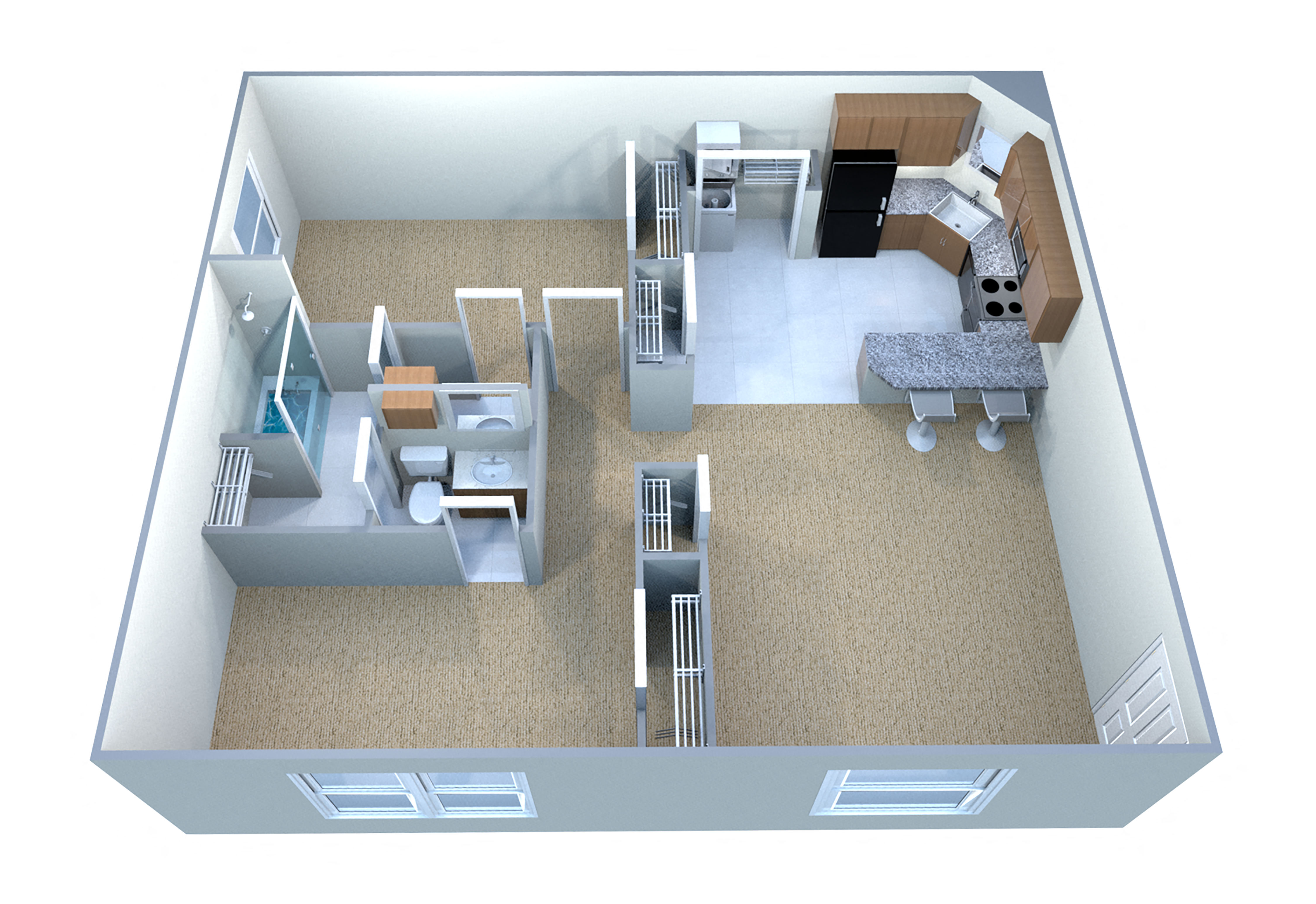 Floor Plans Of The Greens At Lakeside Village In Fayetteville