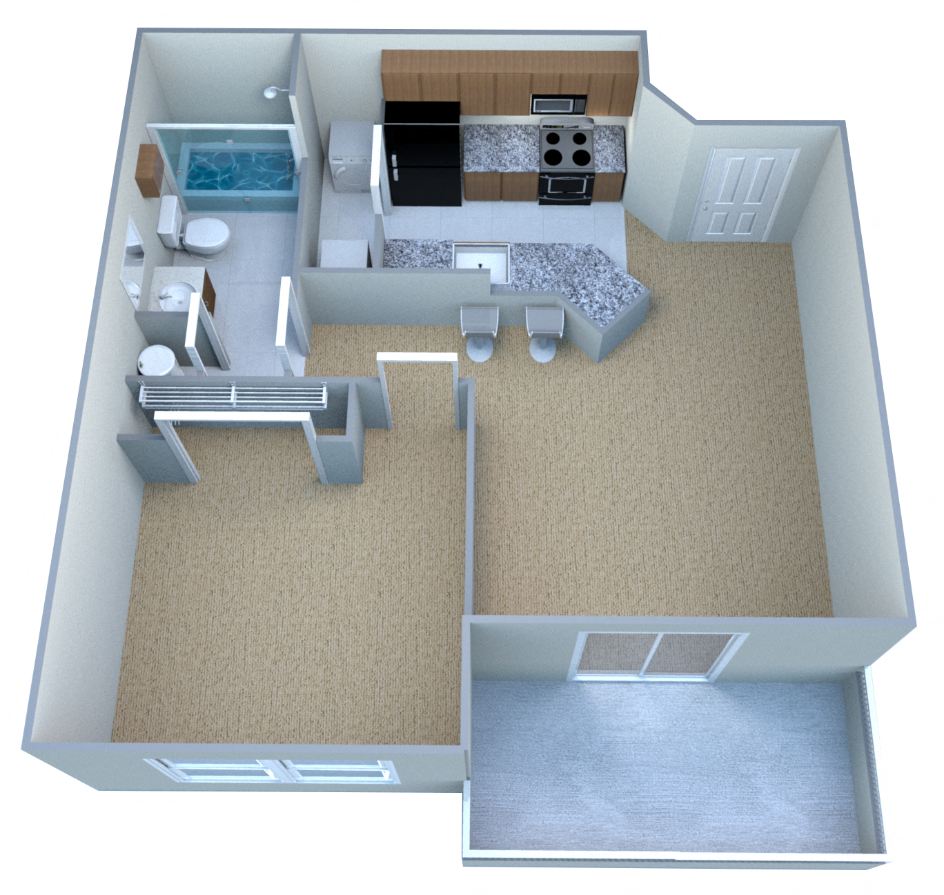 Suite A Floorplan
