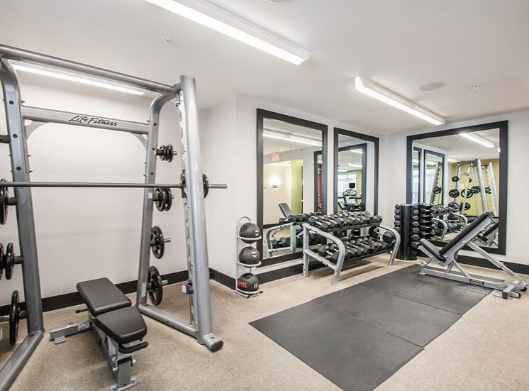 Fully equipped fitness center at Northgate at Falls Church, Virginia