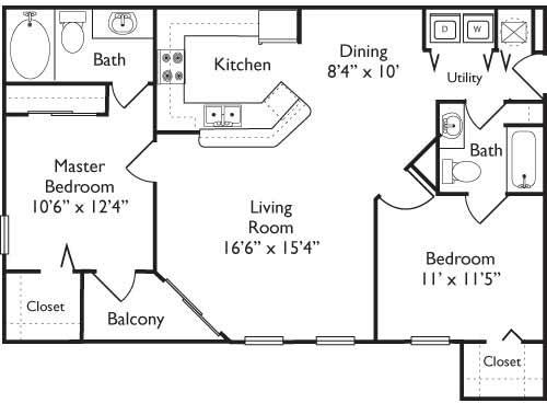 B1 - Kensington floor plan