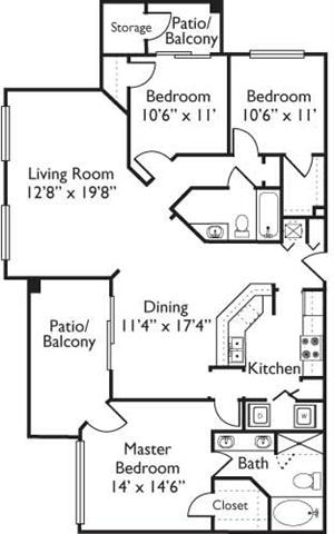 C4 - Stratford floor plan