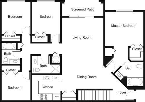 D3 - 4C floor plan