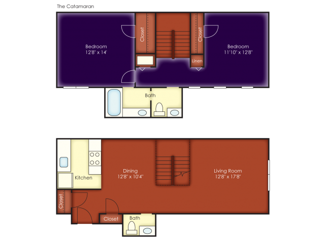 Catamaran_2_FloorPlanat Windjammer Apartments in Charleston SC Catamaran_2_FloorPlanat Windjammer Apartments in Charleston SC