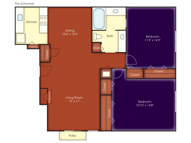 Schooner_2_FloorPlanat Windjammer Apartments in Charleston SC Schooner_2_FloorPlanat Windjammer Apartments in Charleston SC