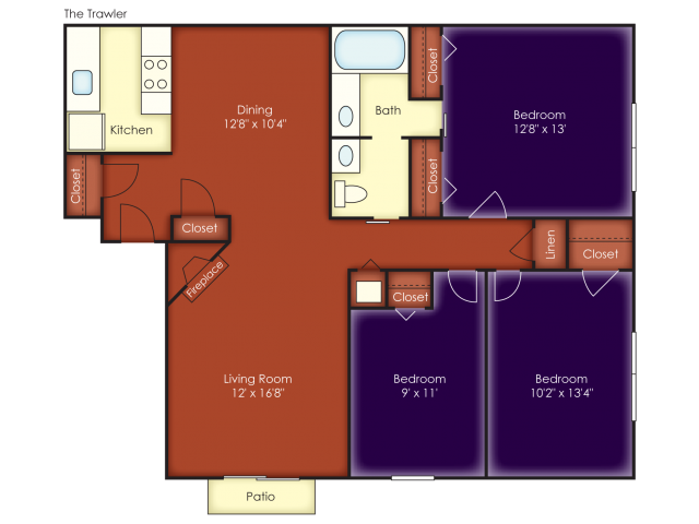Trawler_2_FloorPlanat Windjammer Apartments in Charleston SC Trawler_2_FloorPlanat Windjammer Apartments in Charleston SC