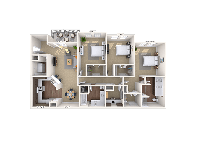 3 Bed/2 Bath