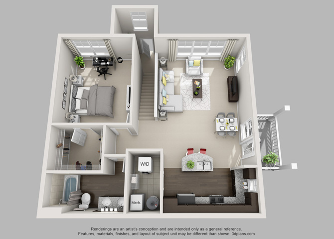 Valparaiso, Indiana Apartments | The Lakes Floor Plans