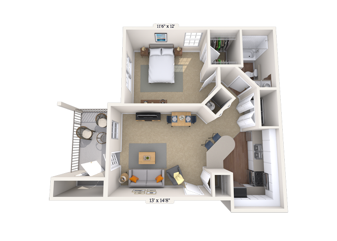 A2 floor plan