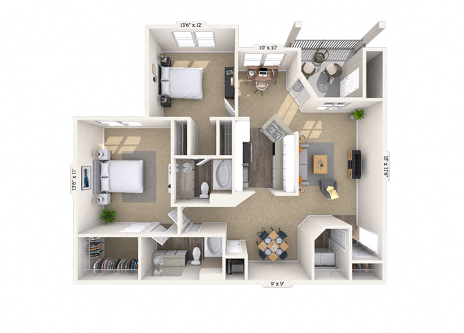 Ellington floor plan