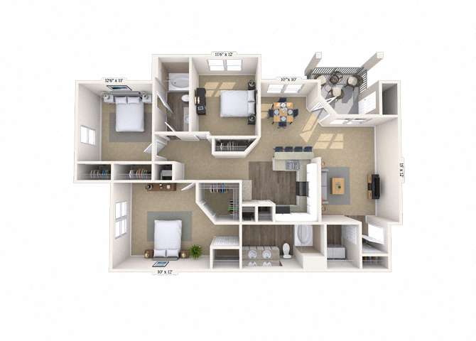 3 Bed/2 Bath