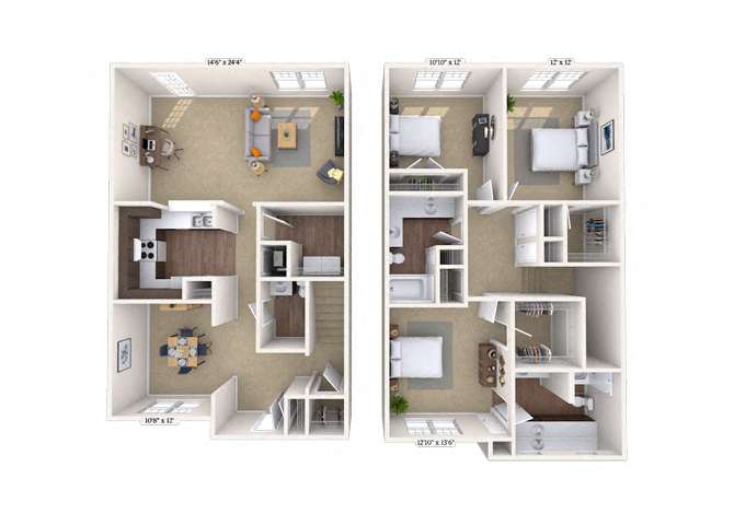 32B floor plan