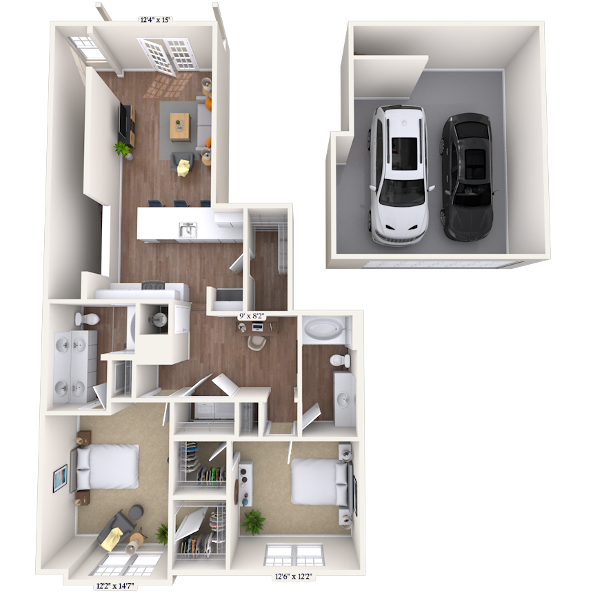 Windsor 2 1341 sf-FP floor plan
