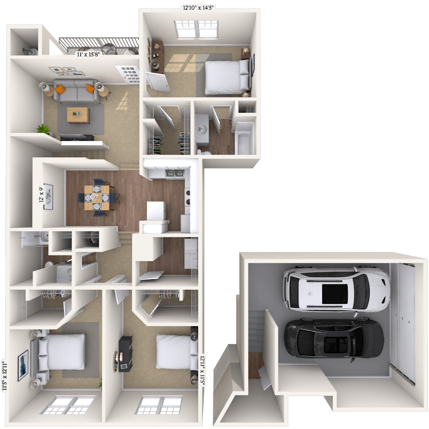 Lenox floor plan