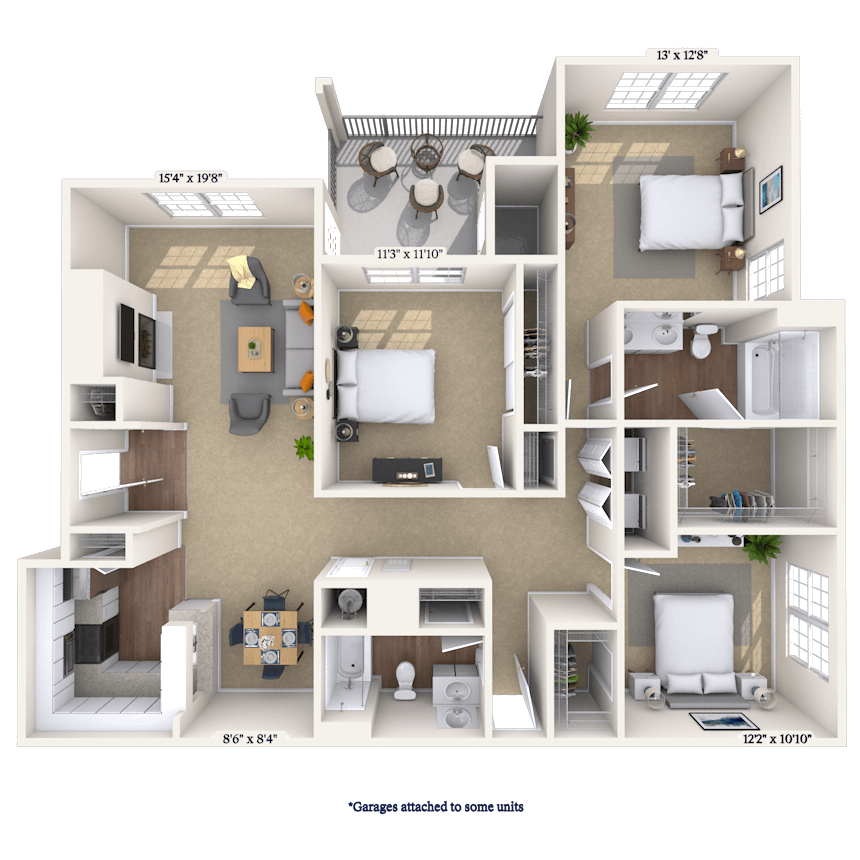 Monet floor plan