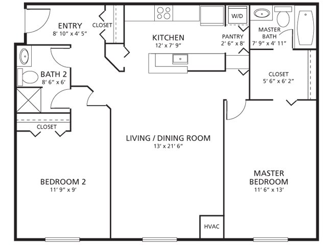 The Hancock floor plan