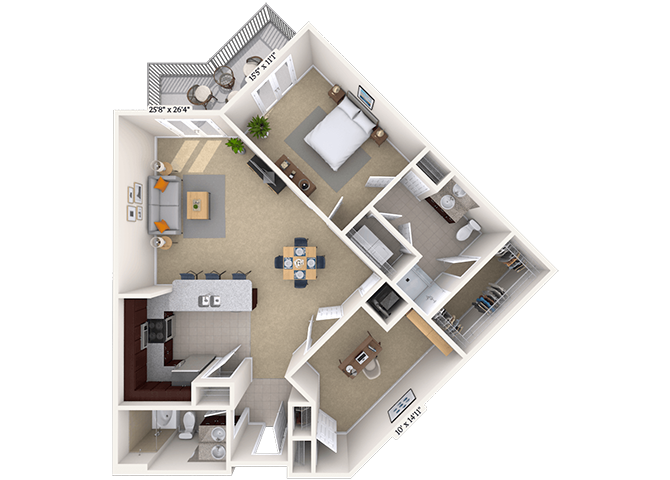 Cypress floor plan
