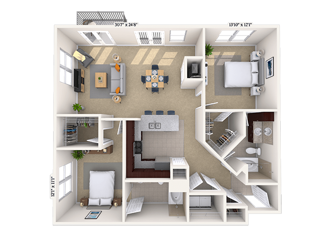 Jonquil w/Loft floor plan