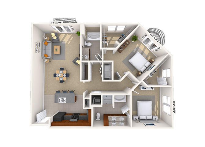 Maple floor plan