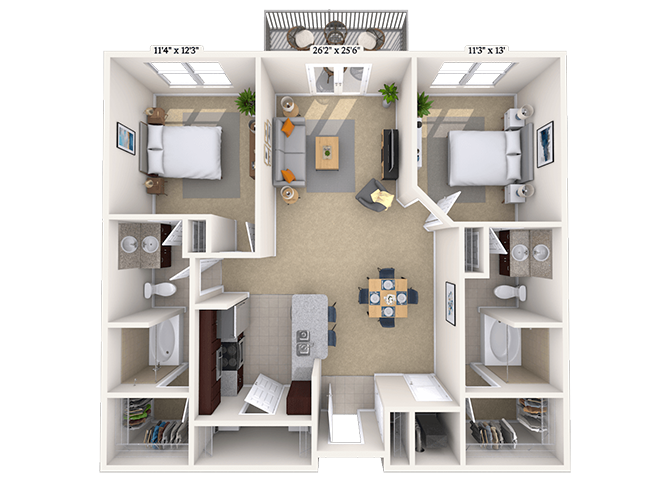Village floor plan