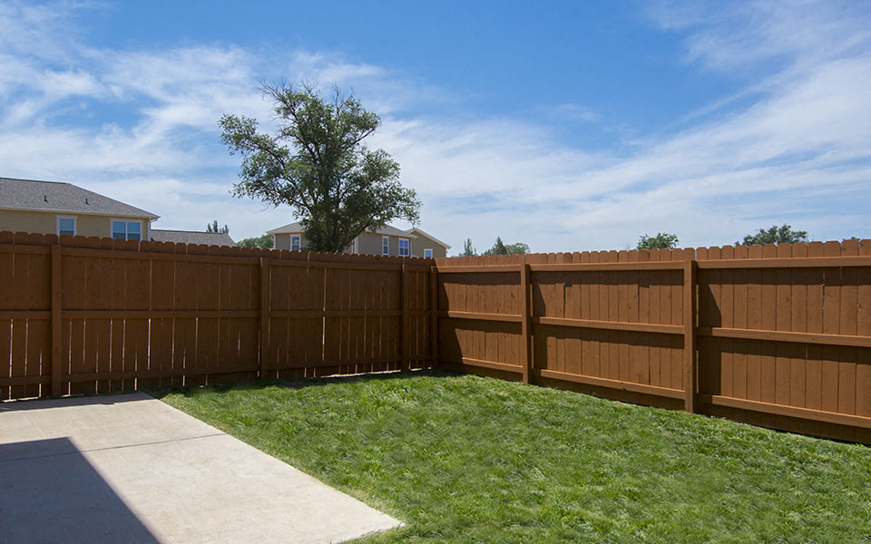 backyard exterior - cannon family homes
