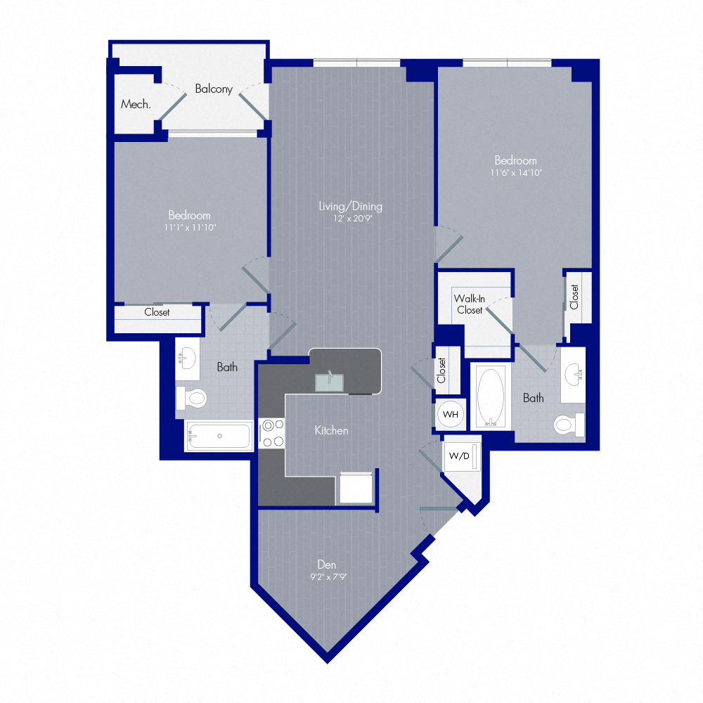 Sussex B5P floor plan