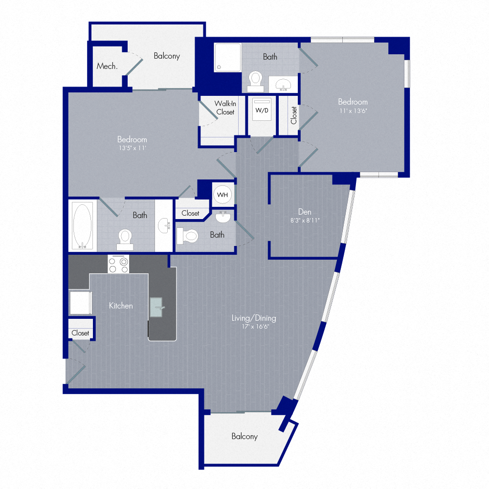 Winchester B6P floor plan