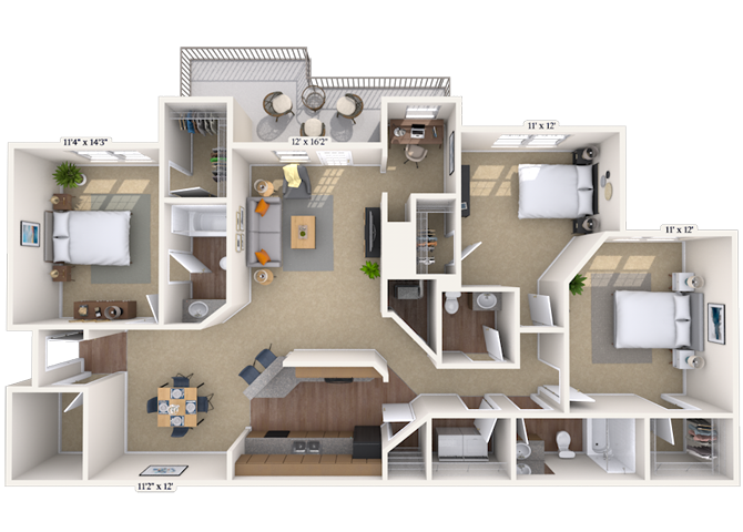 Schooner floor plan