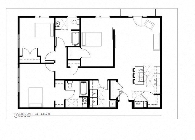 Suite A Floorplan