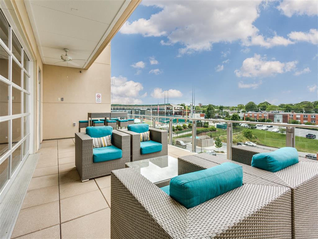 The Rooftop Deck With Views at Greenway at Fisher Park, Greensboro, NC
