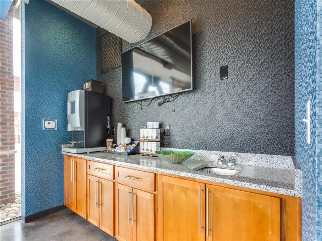 Kitchen Area In Clubhouse at Greenway at Fisher Park, North Carolina, 27401