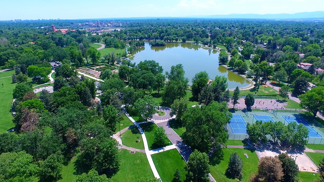 Parks as far as the eye can see. Living here means instant access to green space, tennis courts, walking trails, and peaceful lakeside mornings