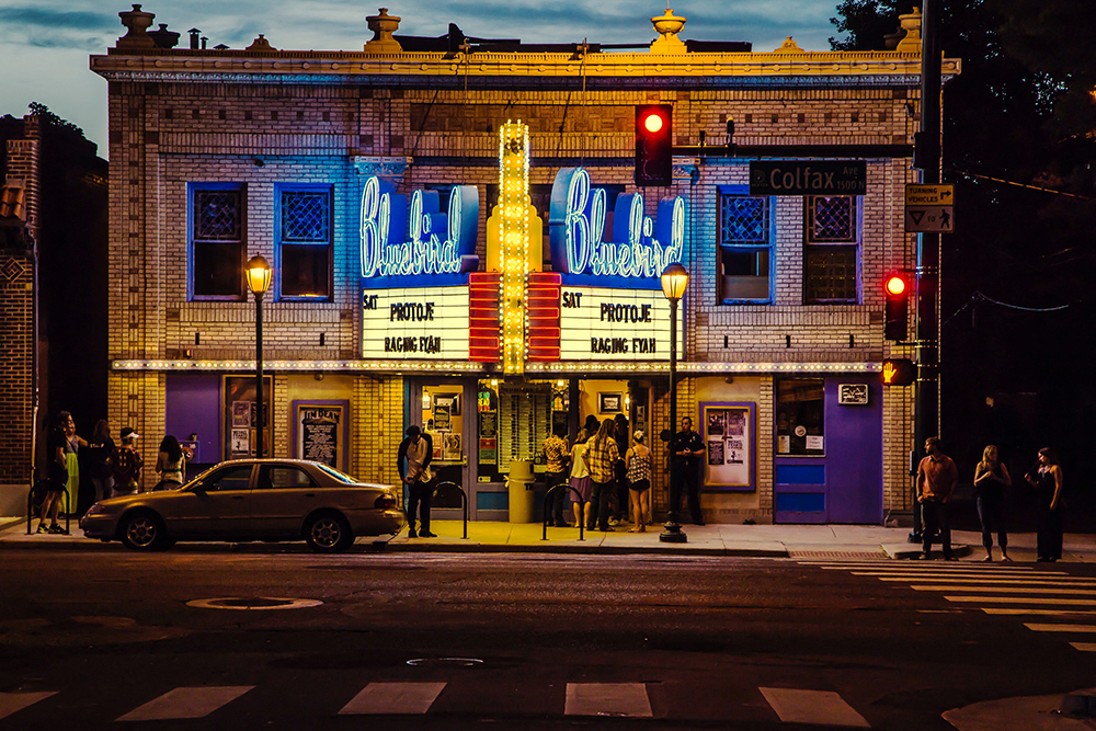 Catch a show at the iconic Bluebird Theater