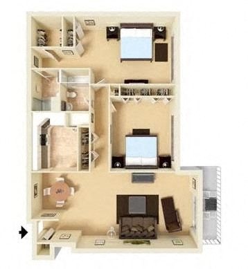 Floor Plans of Regency Park in Philadelphia, PA