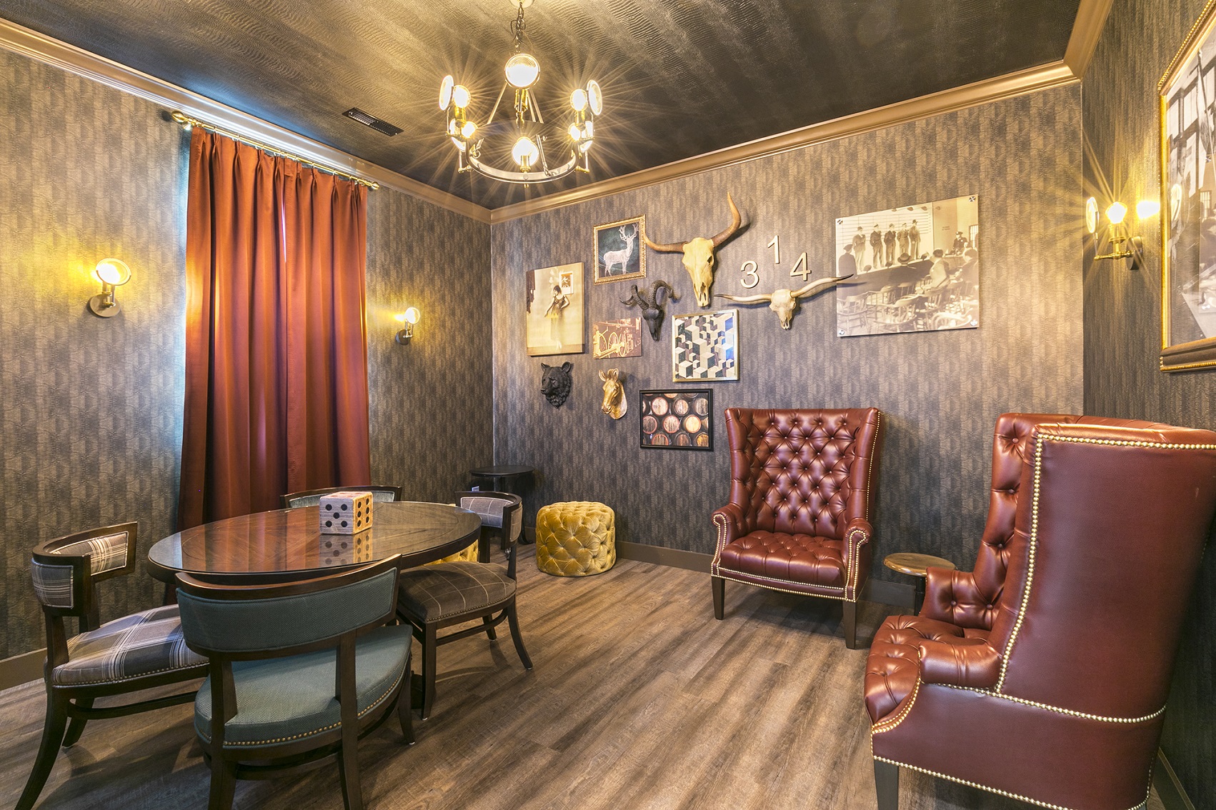 Resident lounge at Aventura at Maryland Oaks
