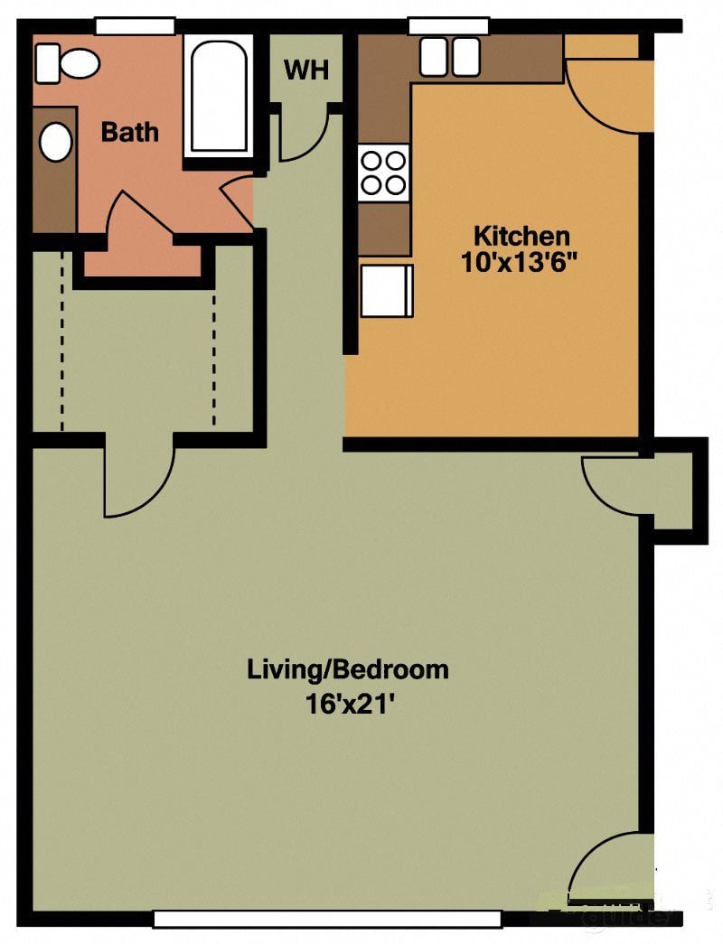 Studio apartment Waterford Square Apartments Studio Apartment in Huntsville, AL