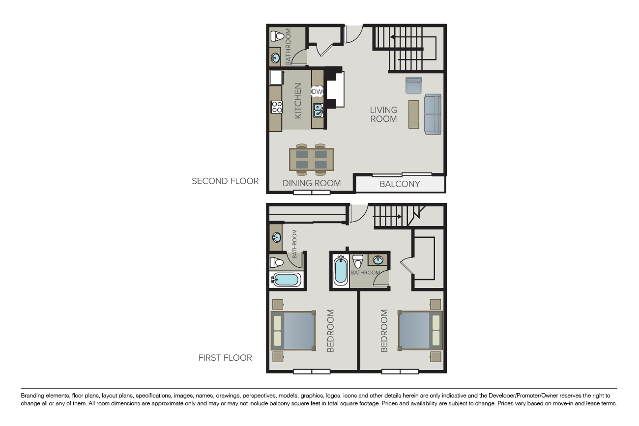 Plan 2G Townhome floor plan