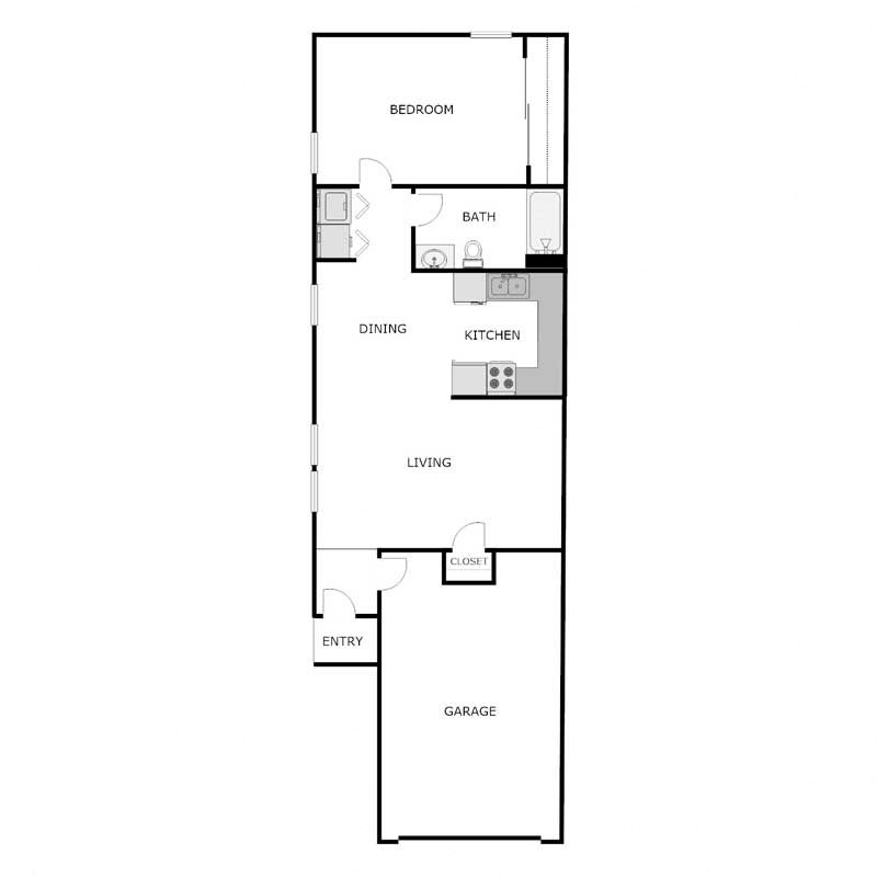 1 Bed 1 Bath