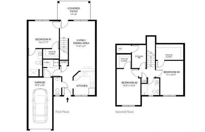 Floor Plans of The Glen at Sheridan Meadows in Williamsville, NY