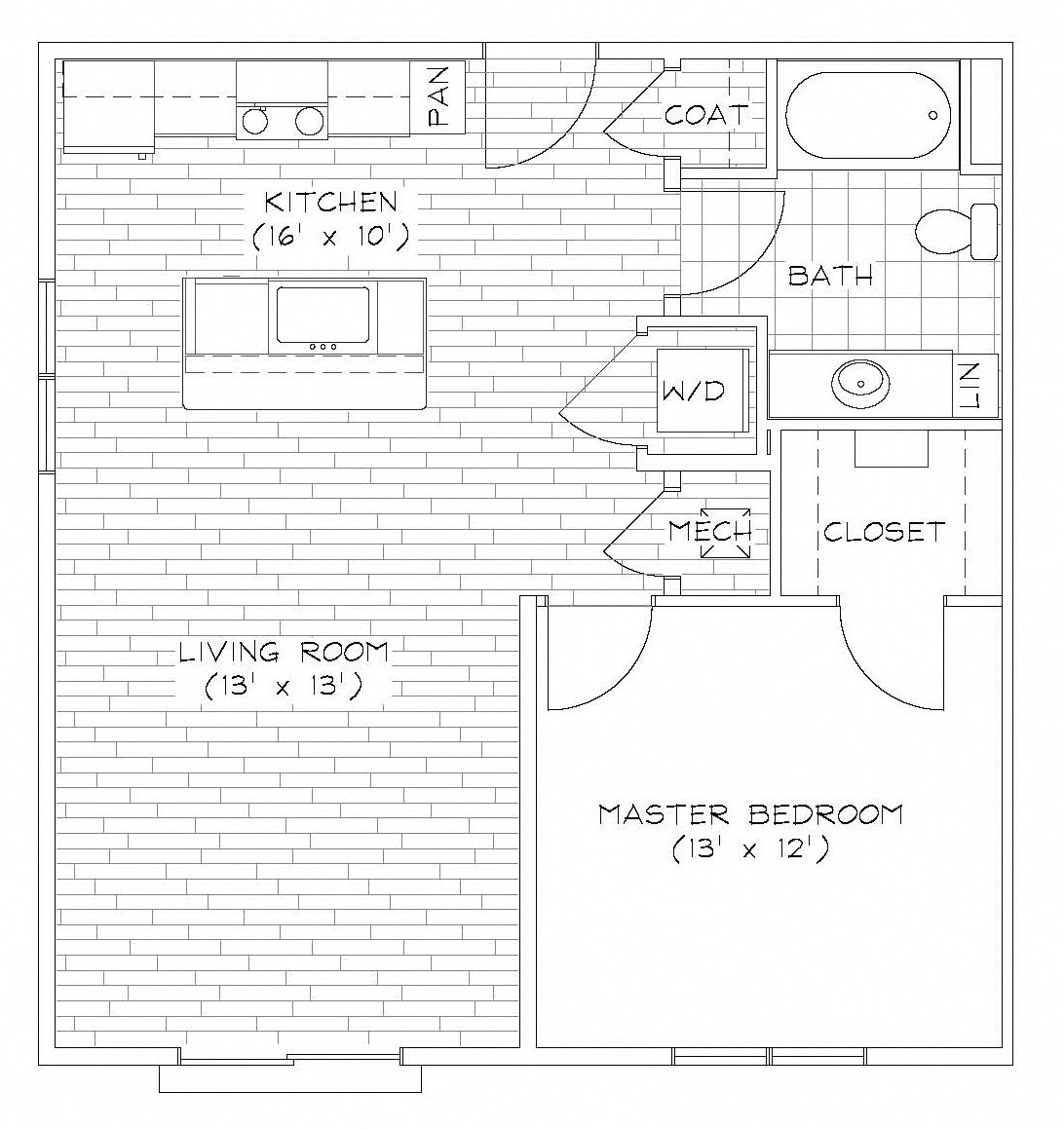 1 Bedroom 1 Bath