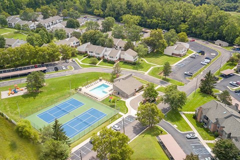 Top view of our community,, at Northville Woods, Michigan, 48168