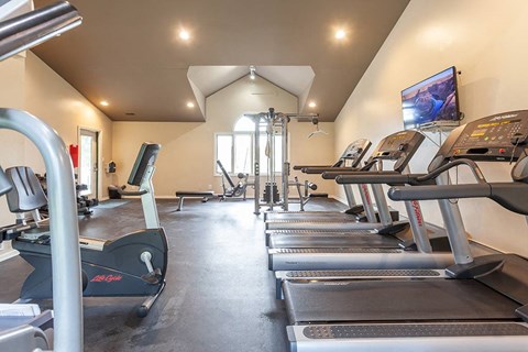 Fitness Center With Modern Equipment, at Northville Woods, Michigan, 48168