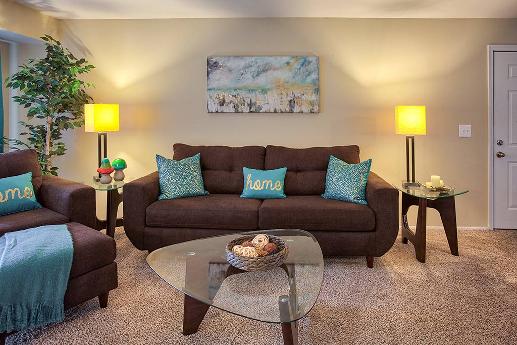 Cozy Living Room, at Northville Woods, Northville, 48168