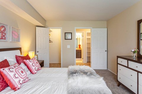 Large Closets in Bedrooms, at Northville Woods, Northville Michigan