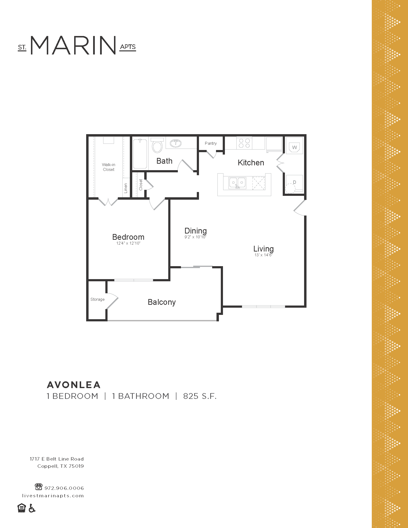 Floor Plans of St. Marin in Coppell, TX