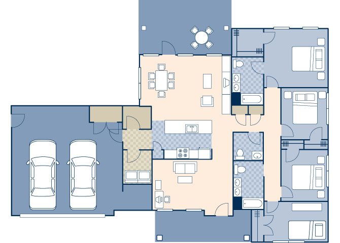 Air Commando Village floor plan - cannon family homes