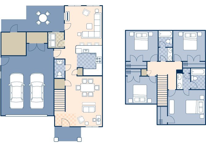 Chavez North floor plan - cannon family homes